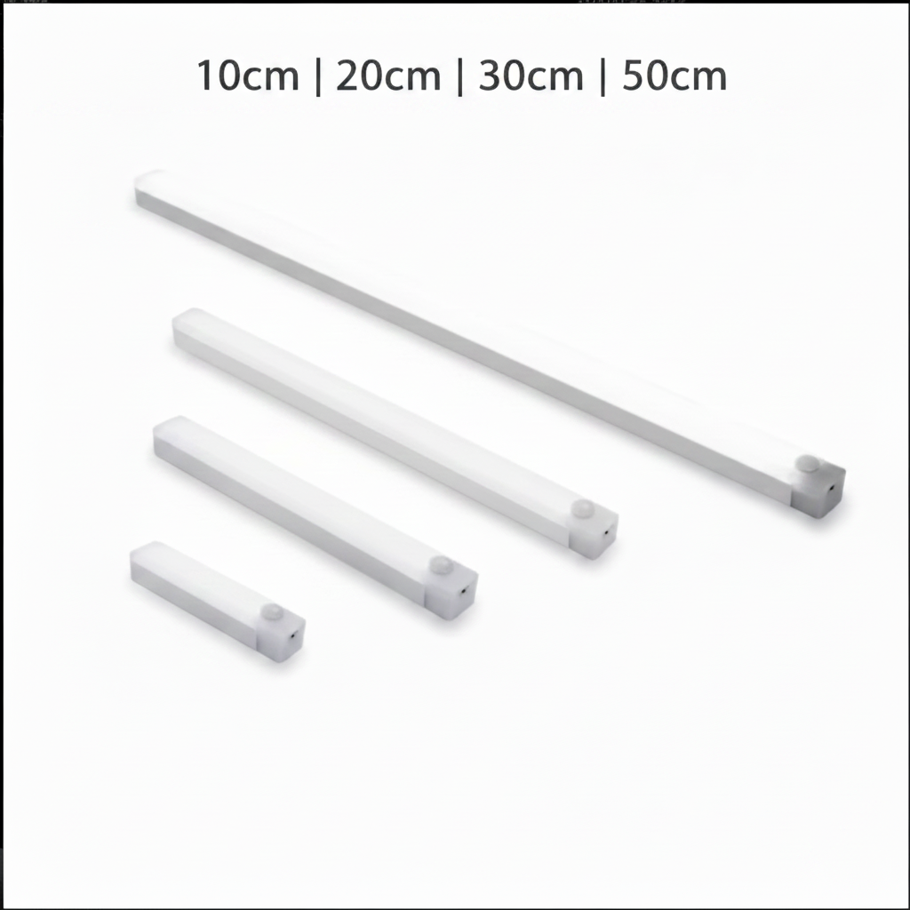 Light Bars with CM Sizes at Top